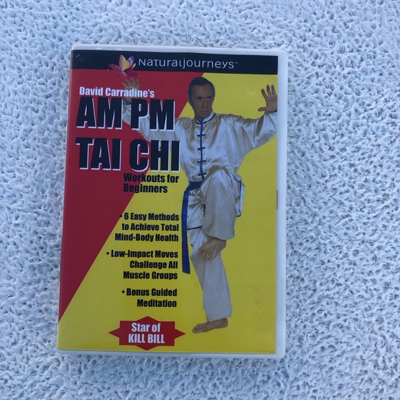 David Carradine’s AM PM Tai Chi DVD for beginners Natural Journeys - Picture 1 of 4